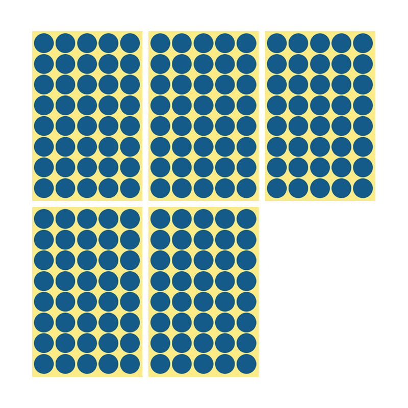 25mm Round Sticker Dots Adhesive Labels 1/5/15 Sheets