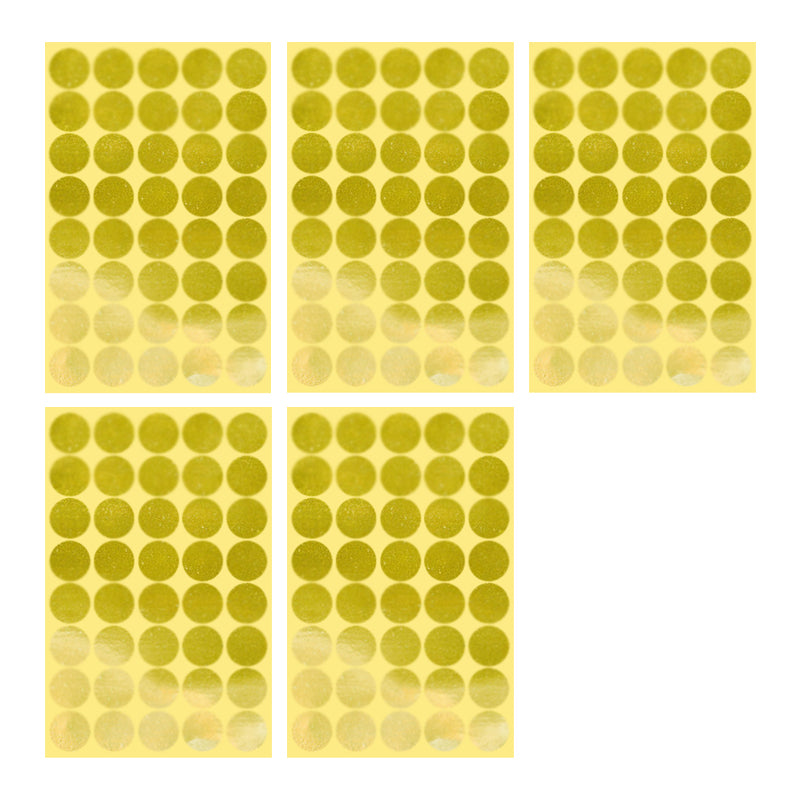 25mm Round Sticker Dots Adhesive Labels 1/5/15 Sheets