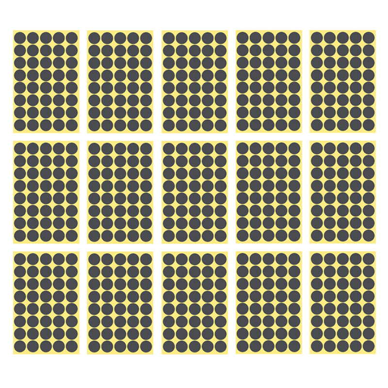 25mm Round Sticker Dots Adhesive Labels 1/5/15 Sheets