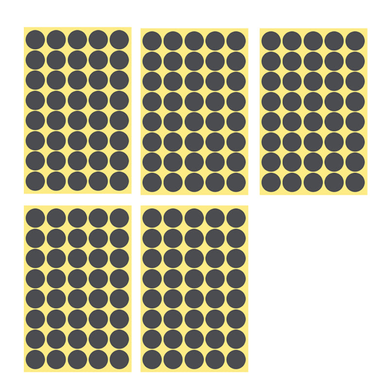 25mm Round Sticker Dots Adhesive Labels 1/5/15 Sheets