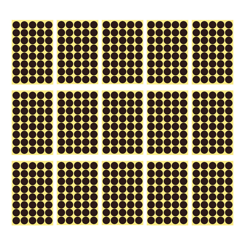 25mm Round Sticker Dots Adhesive Labels 1/5/15 Sheets
