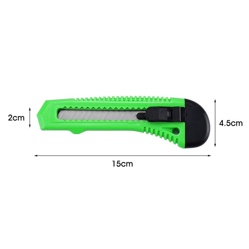 1/2PCS Retractable Utility Knife Heavy Duty Cutter with Blades