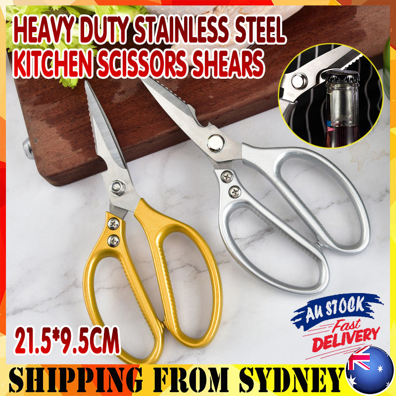 2 Pcs Stainless Steel Kitchen Scissors Heavy Duty Shears