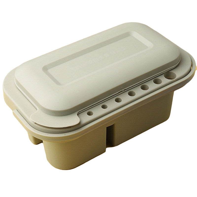 3-in-1 Pen Wash Bucket with Palette and 18 Compartments