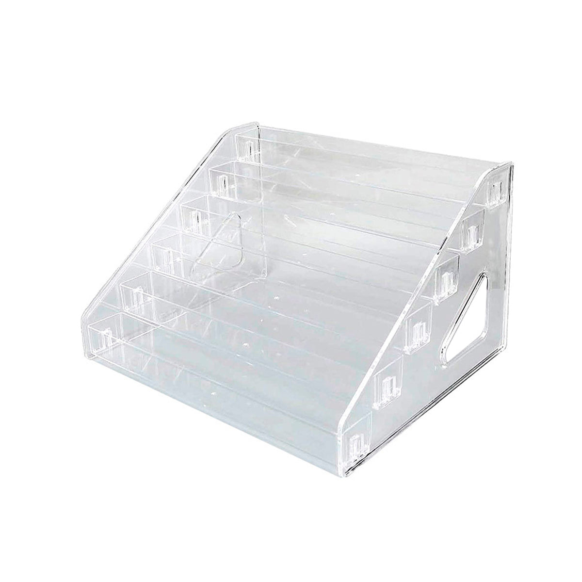 6/7 Layer Clear Acrylic Storage Rack Multi Tier Organizer Stand