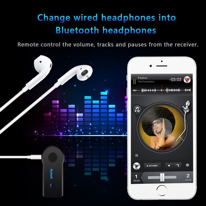 Bluetooth Receiver 3.5mm Wireless Audio Adapter Car