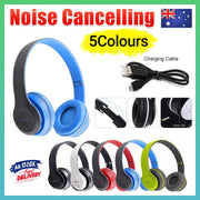 Wireless Bluetooth 5.3 Headphones with Mic Pads