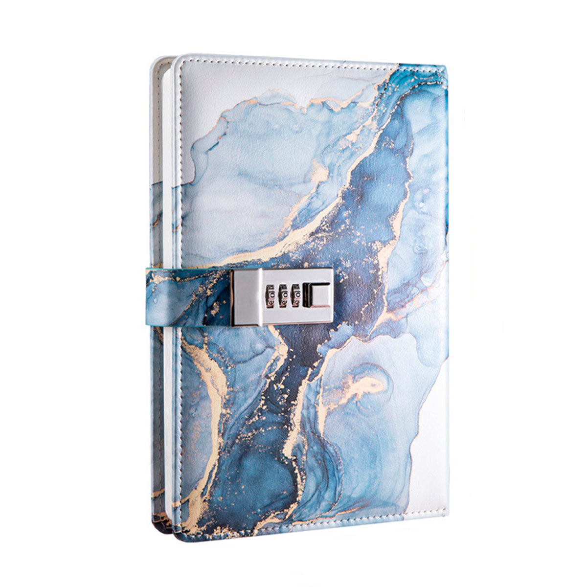 Lockable Password Notebook PU Cover for Planning