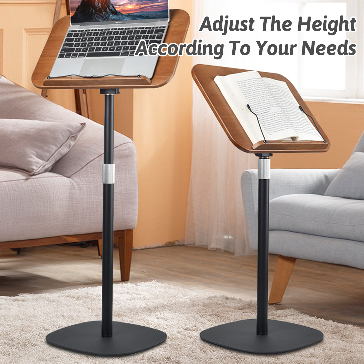 Floor Standing Reading Stand Adjustable Height and Angle