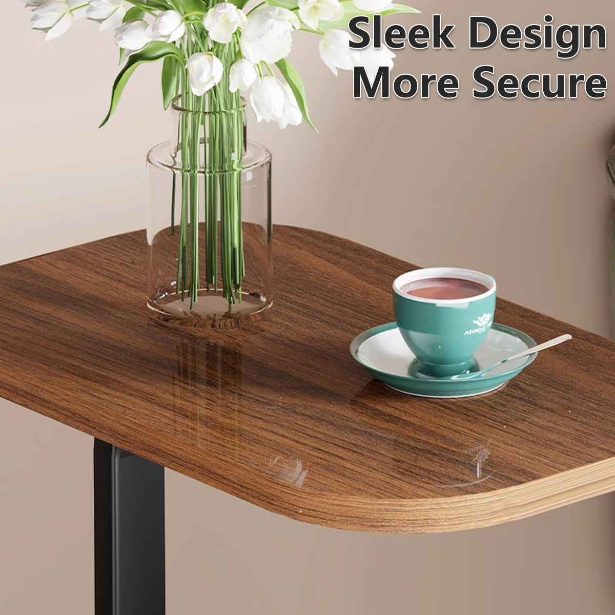 Small C-Shaped Side Table Sofa Bed Laptop Stand