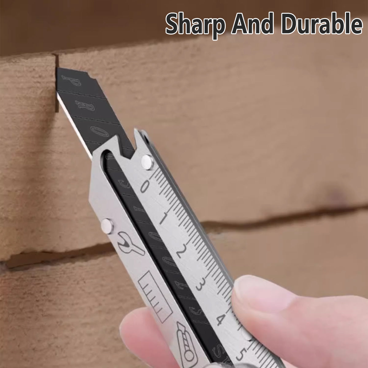 Multifunctional Stainless Steel Utility Knife Adjustable Blade Tool