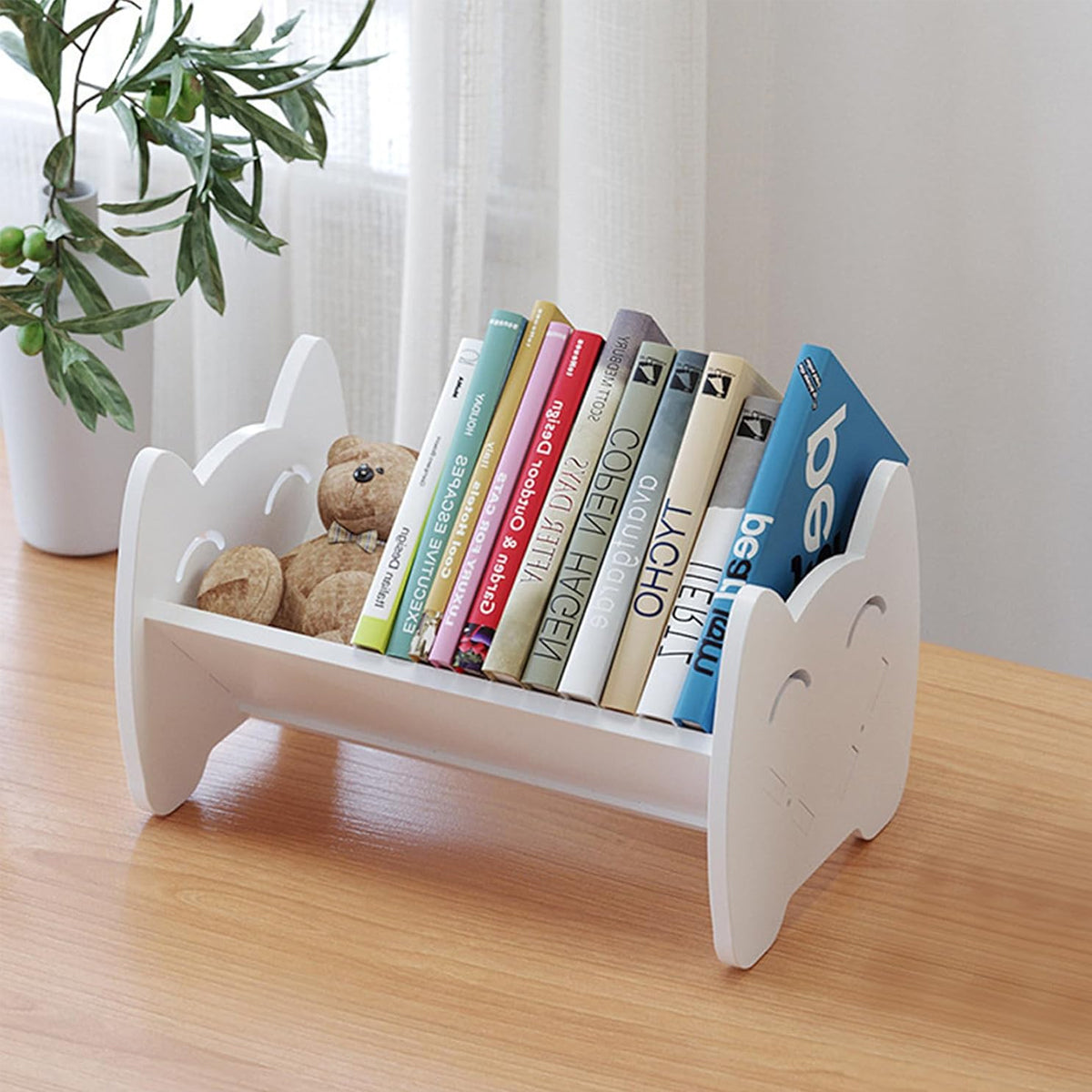 Multifunctional Desktop Organizer Bookshelf