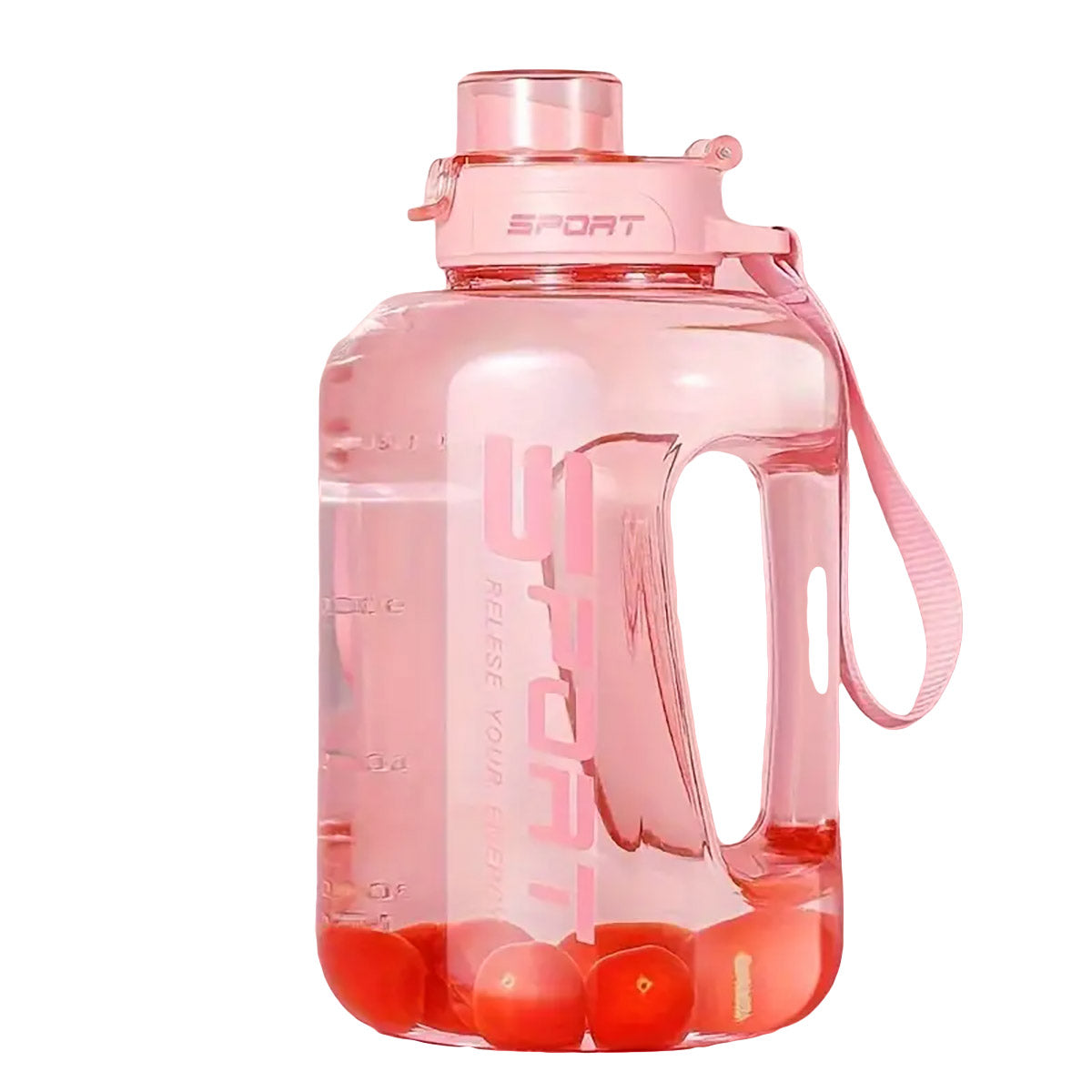 2.5L Sports Water Bottle with Straw for Gym Hydration