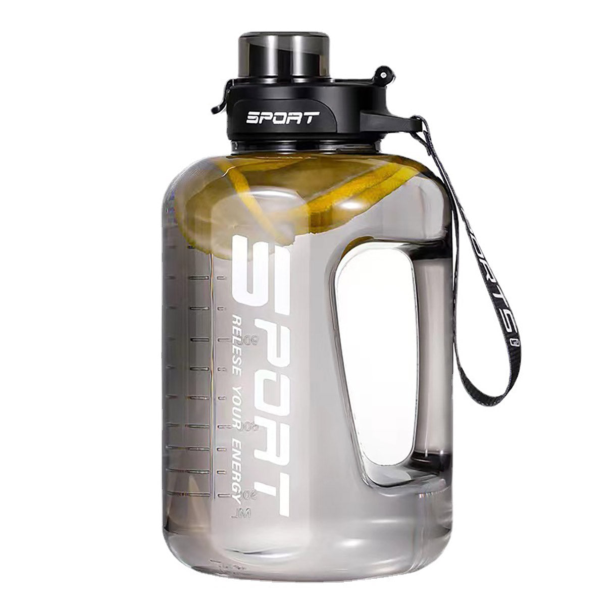 2.5L Sports Water Bottle with Straw for Gym Hydration