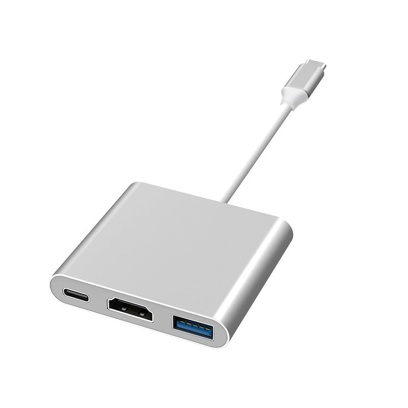 USB-C HDMI USB 3.0 Adapter 3-in-1 for MacBook iPad