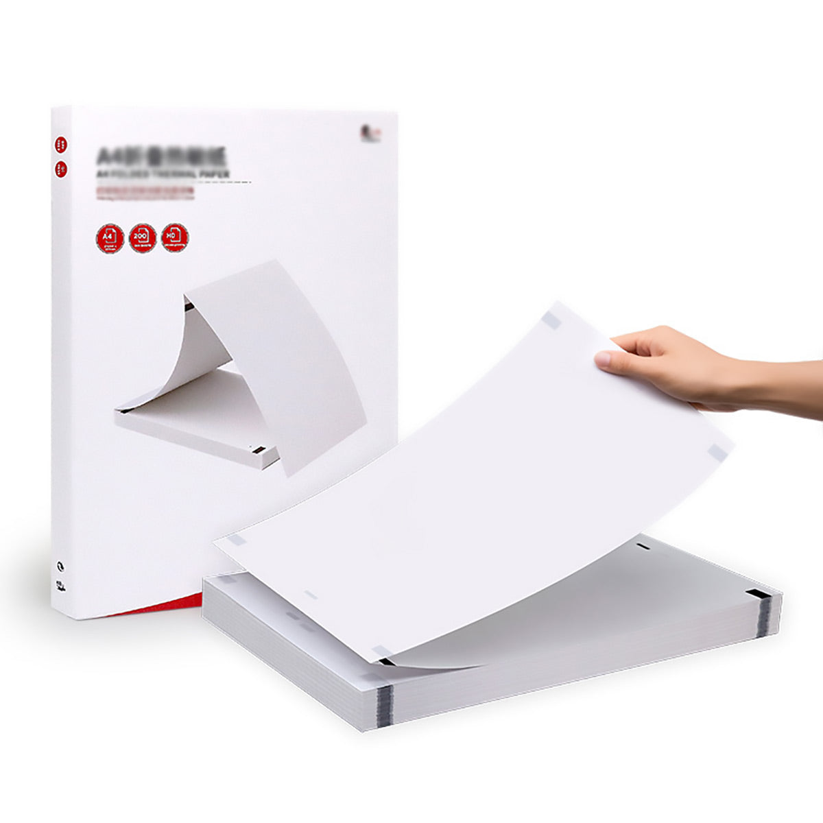 200 Sheets A4 Folded Thermal Paper Mini Printers