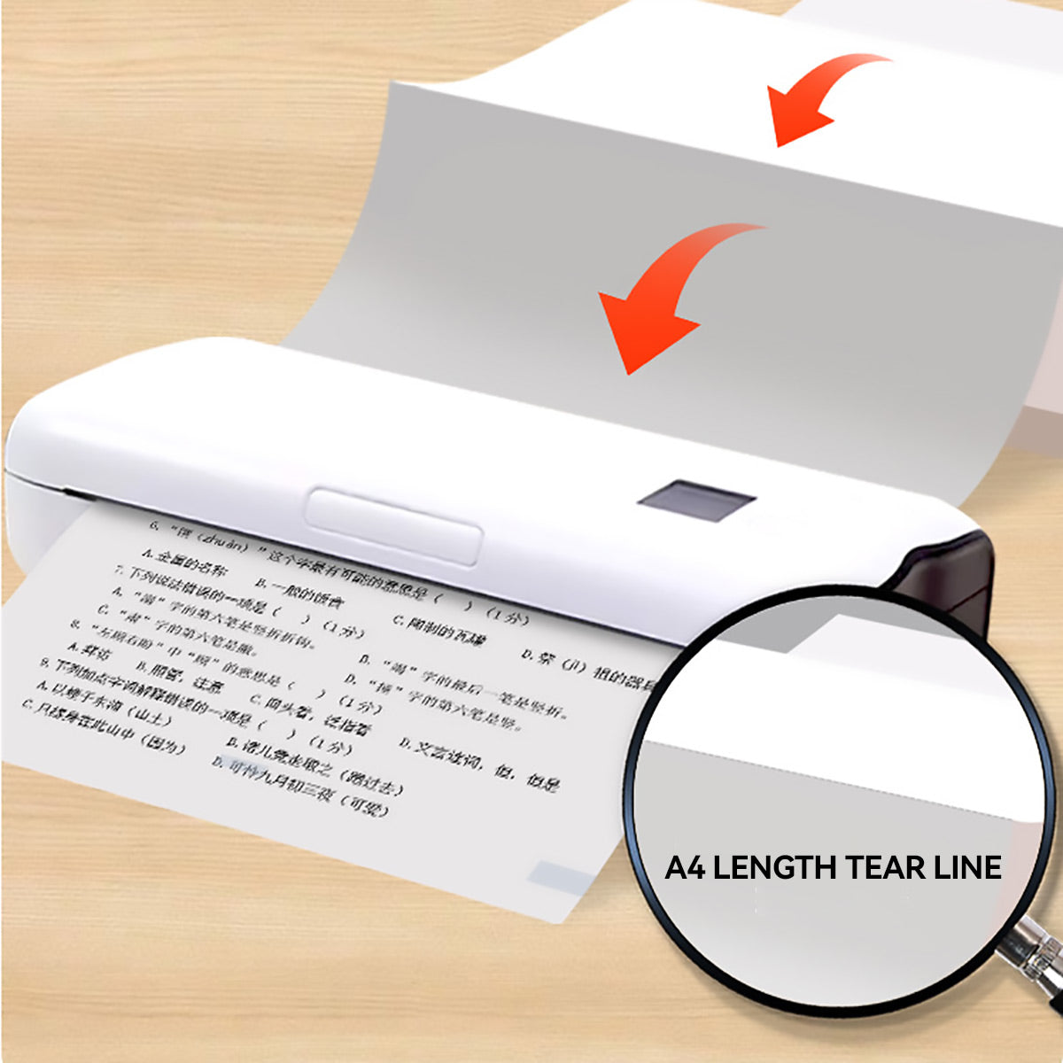 200 Sheets A4 Folded Thermal Paper Mini Printers