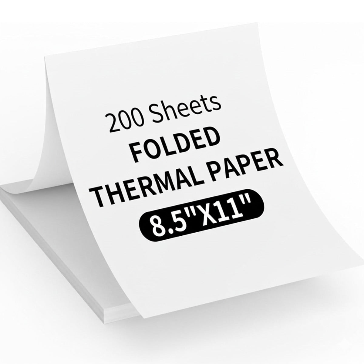 200 Sheets A4 Folded Thermal Paper Mini Printers