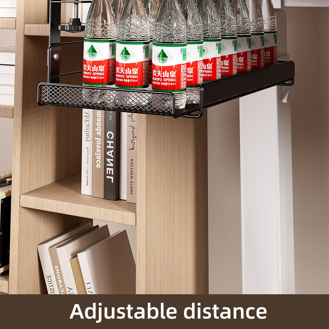 Under Desk Storage Shelf with Clamp Mount