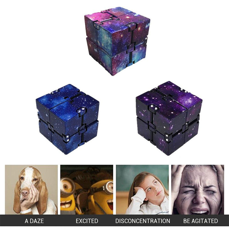Infinity Cube Fidget Toy for Stress Relief