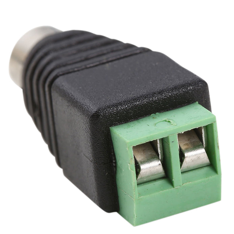 Speaker Wire to RCA Female Male Adapter Connector