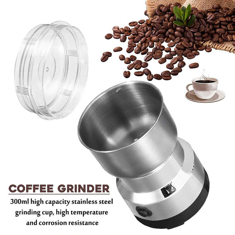 Electric Coffee Grinder Stainless Steel Bean Mill