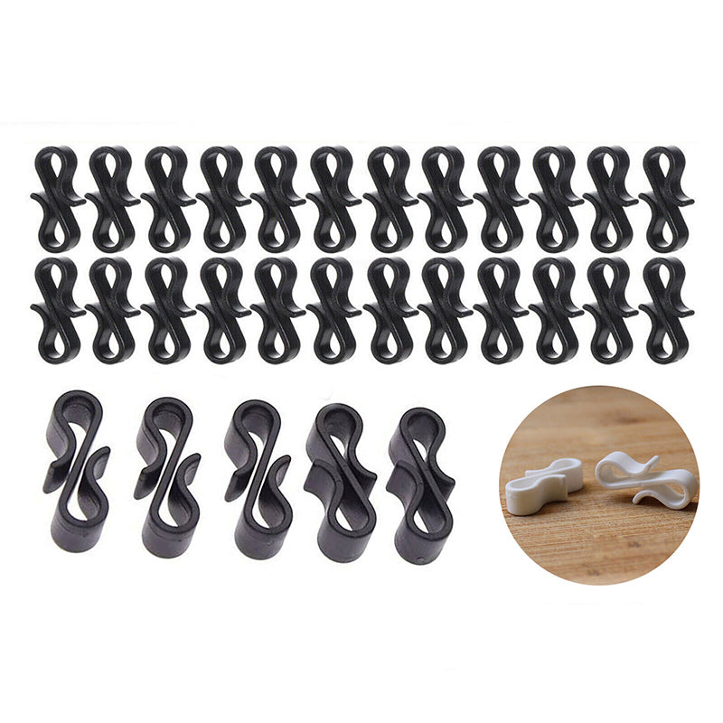 100pcs Gutter Hooks for Fairy Lights Clips