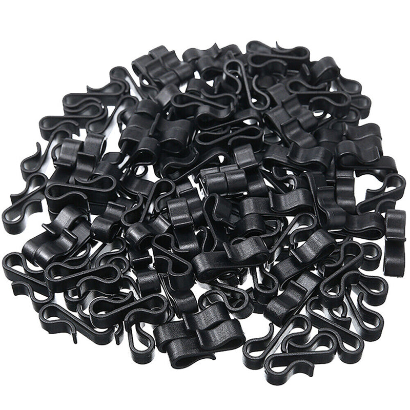 100pcs Gutter Hooks for Fairy Lights Clips