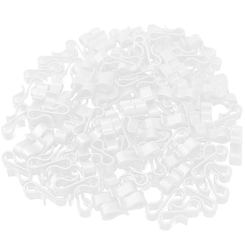 100pcs Gutter Hooks for Fairy Lights Clips