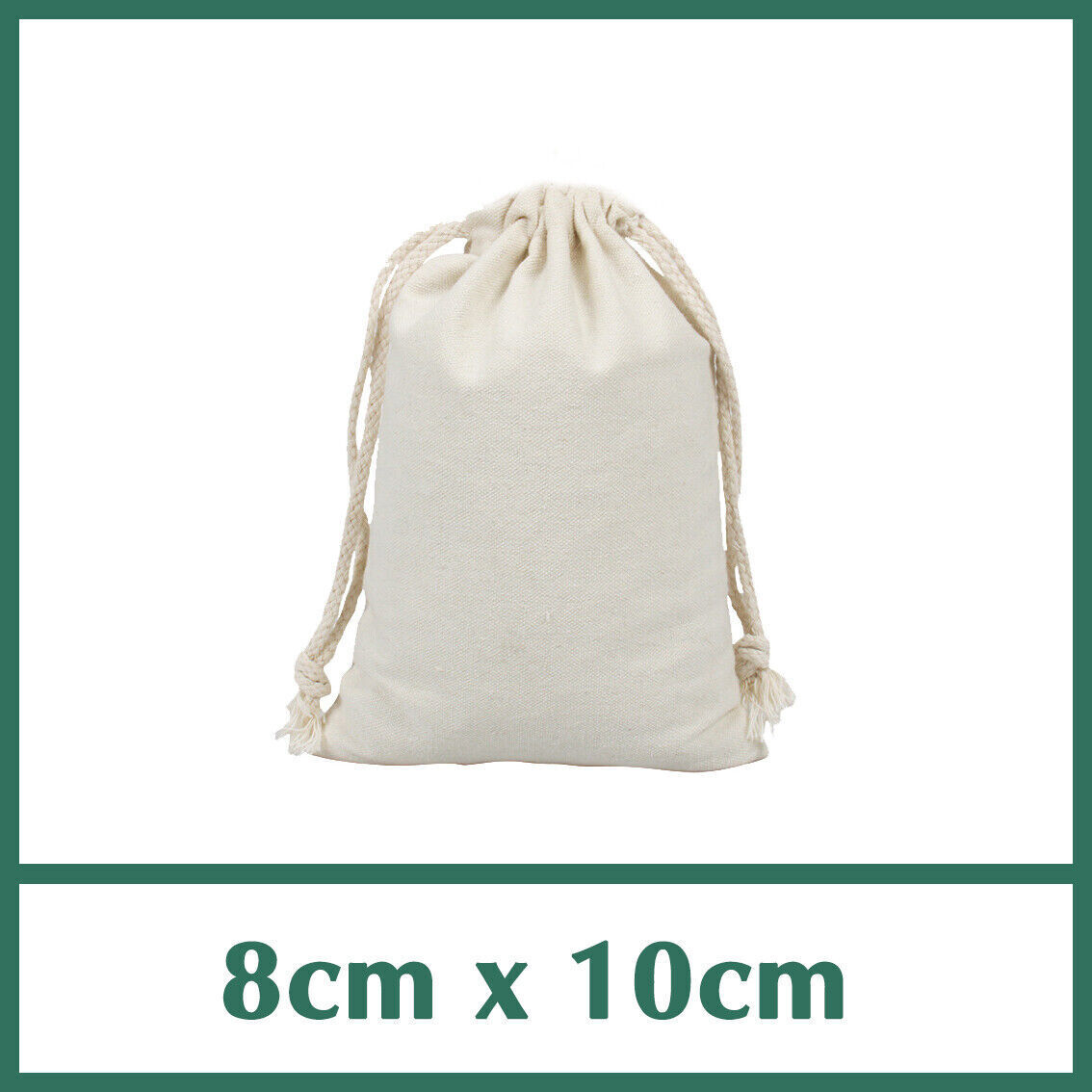 Canvas Drawstring Bags in Bulk Calico Cotton