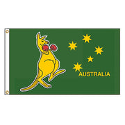 Boxing Kangaroo Flag 3x5ft Polyester with Grommets