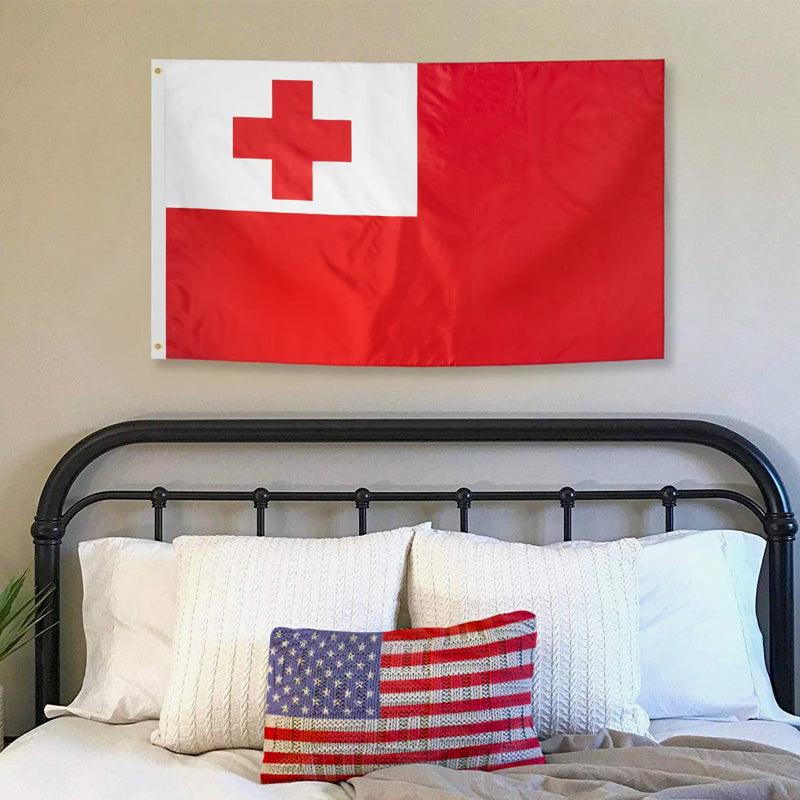 Tongan Flag 90 x 150 cm Large Polyester Flag