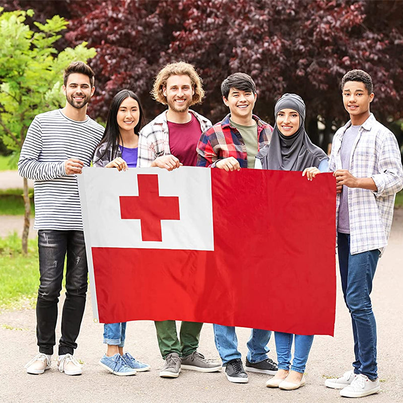 Tongan Flag 90 x 150 cm Large Polyester Flag