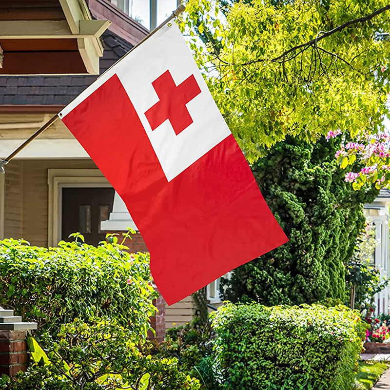 Tongan Flag 90 x 150 cm Large Polyester Flag