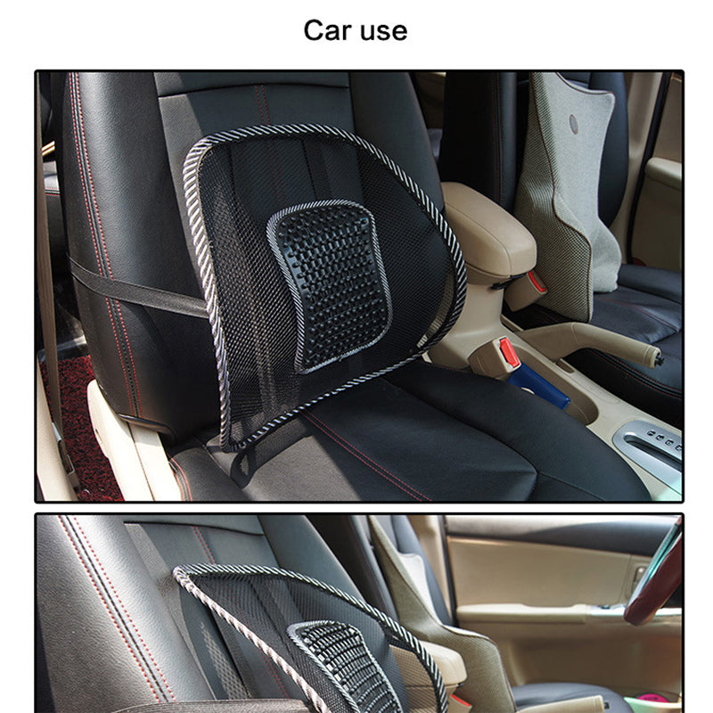 2pcs Mesh Lumbar Back Support Cushions