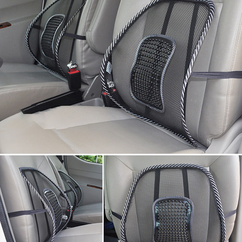 2pcs Mesh Lumbar Back Support Cushions