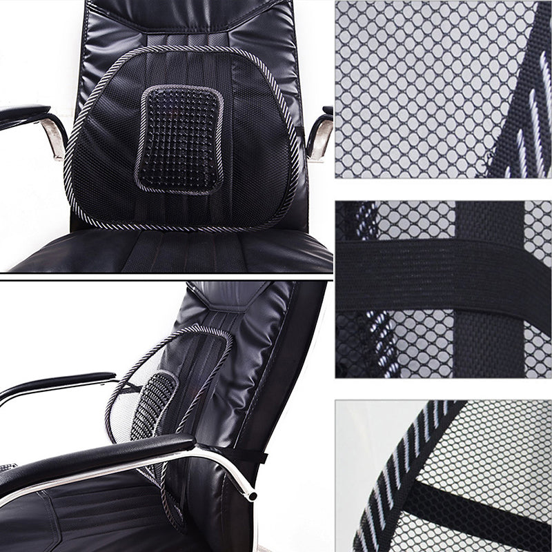 2pcs Mesh Lumbar Back Support Cushions