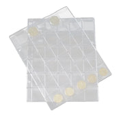 10 Pcs Coin Holder Pages 30 Pockets Clear Plastic Storage Sheets