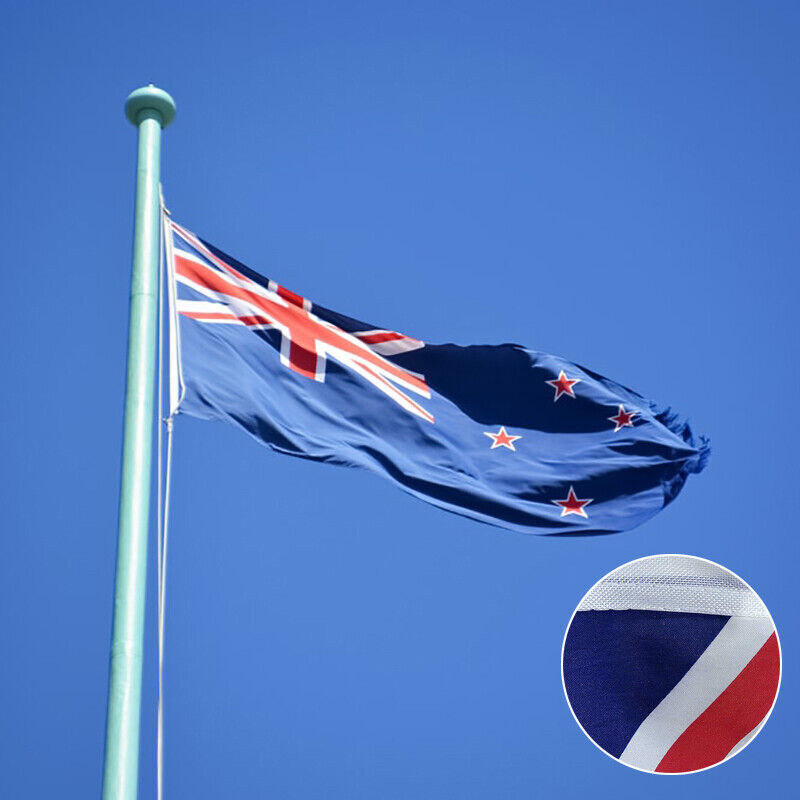 NZ Flag 90x150cm Polyester with Metal Grommets
