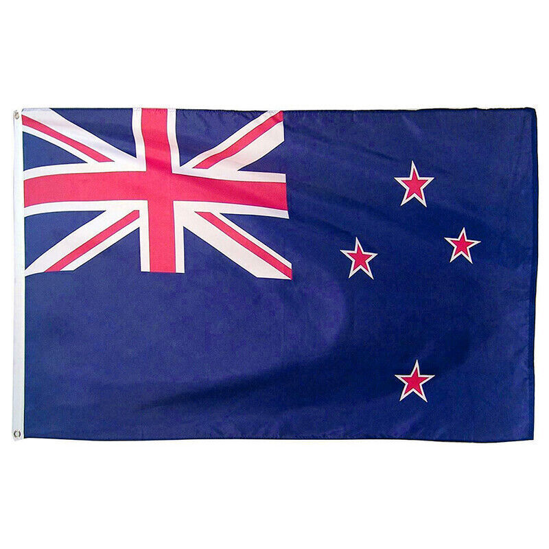 NZ Flag 90x150cm Polyester with Metal Grommets