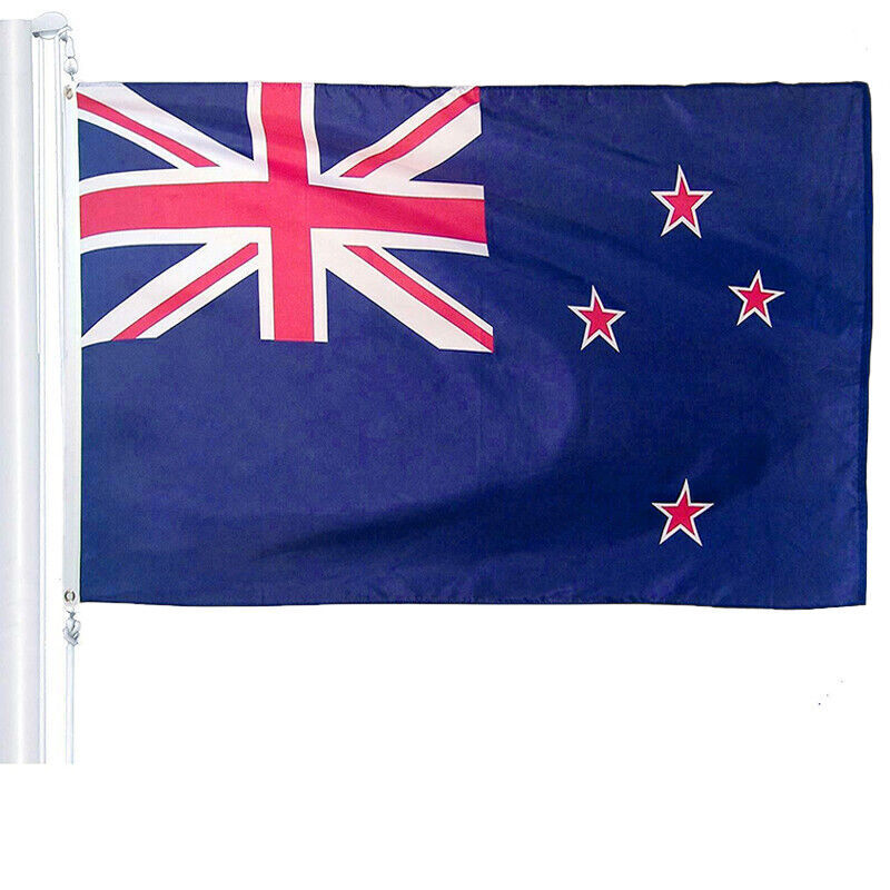 NZ Flag 90x150cm Polyester with Metal Grommets
