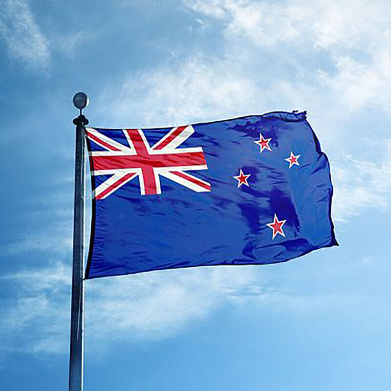 NZ Flag 90x150cm Polyester with Metal Grommets