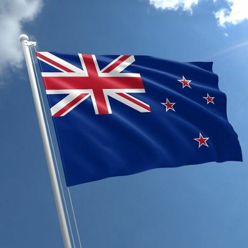 NZ Flag 90x150cm Polyester with Metal Grommets