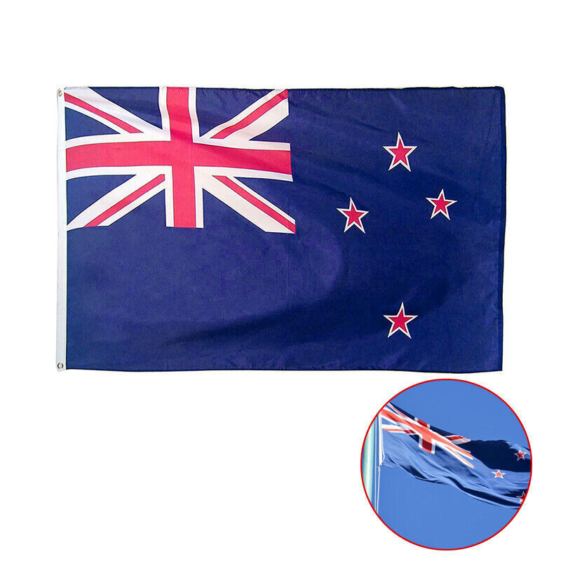 NZ Flag 90x150cm Polyester with Metal Grommets