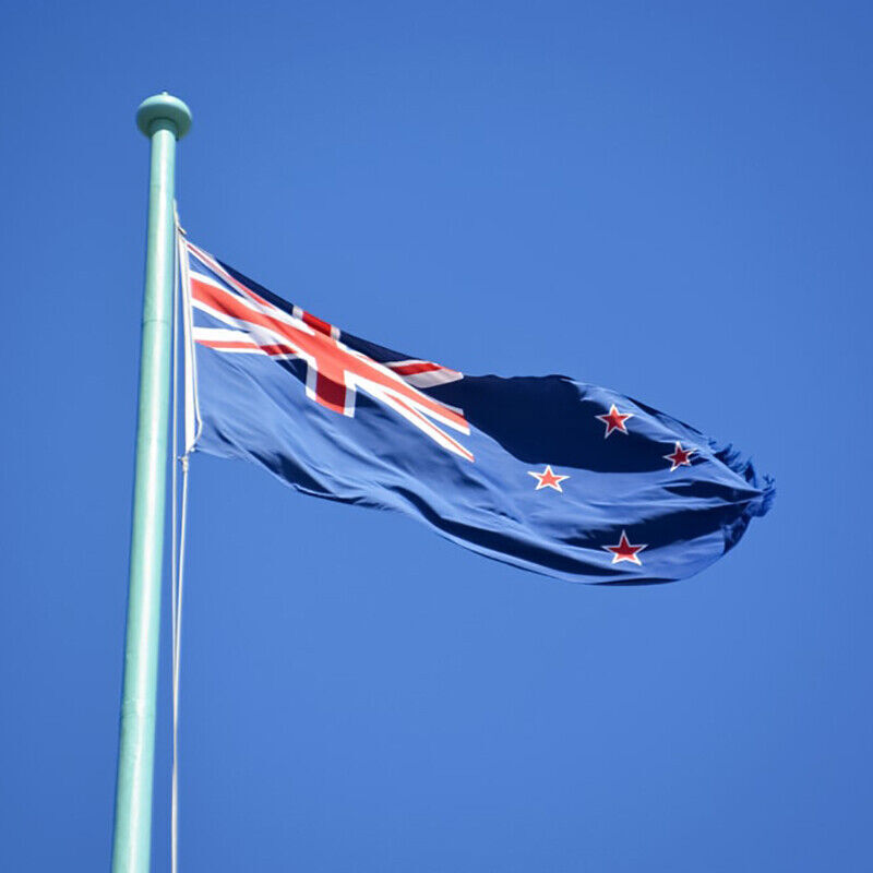 NZ Flag 90x150cm Polyester with Metal Grommets
