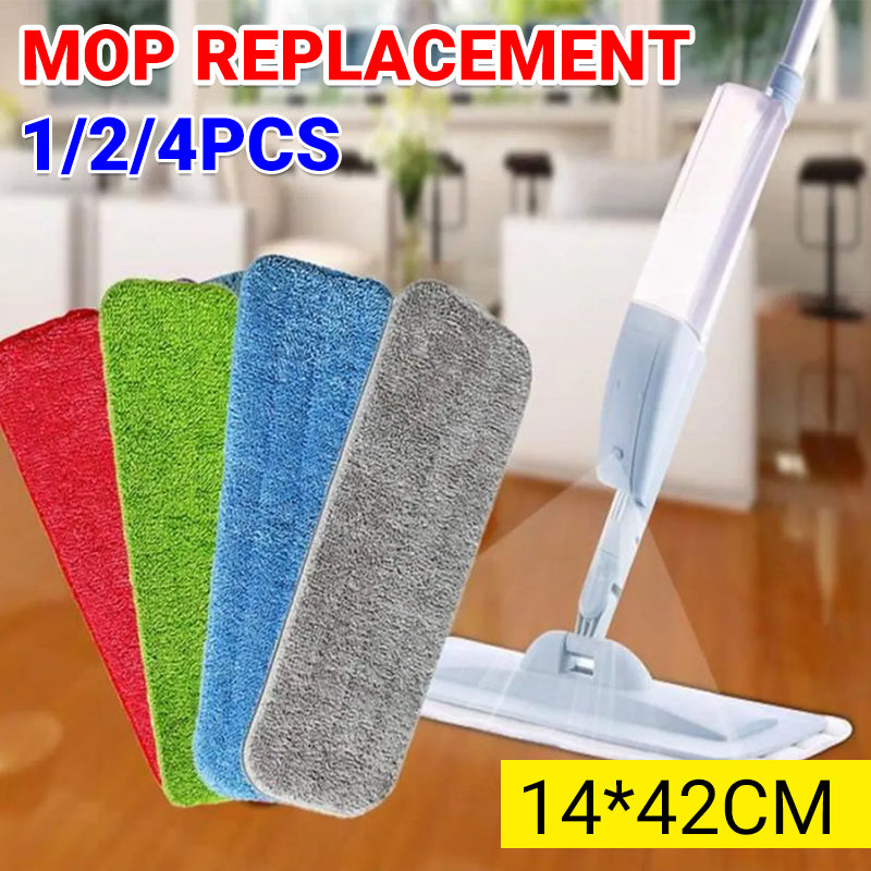 Mop Head Refill Microfiber Floor Cleaning Pads Washable