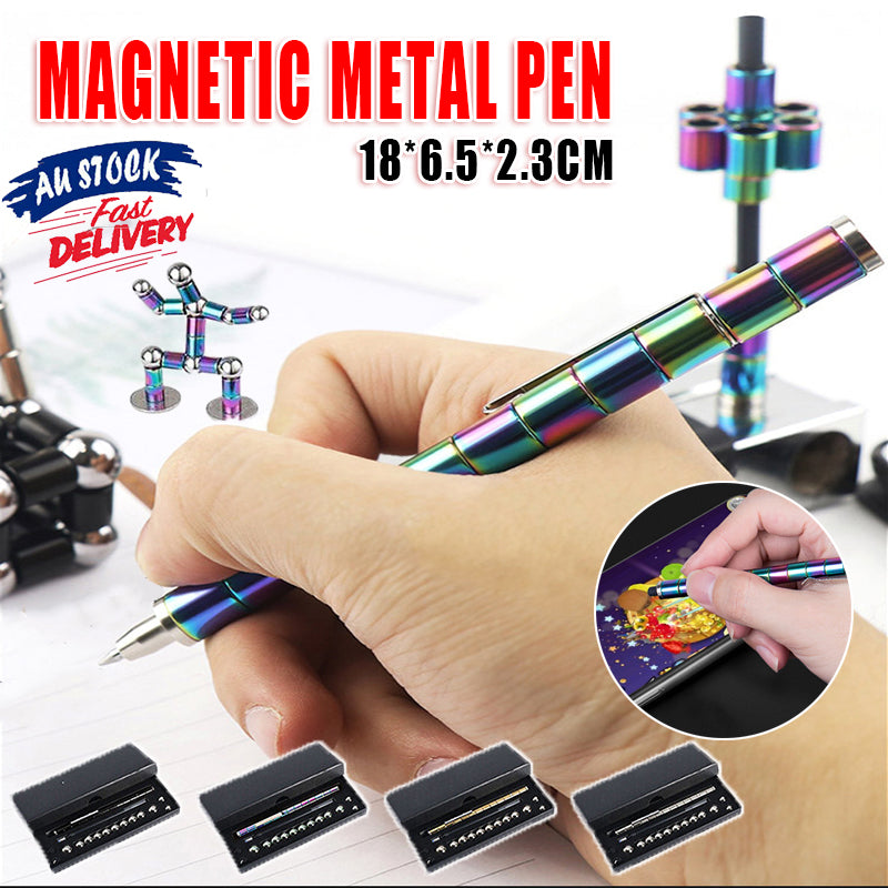 Magnetic Metal Toy Pen Multifunction Writing Fidget Pen