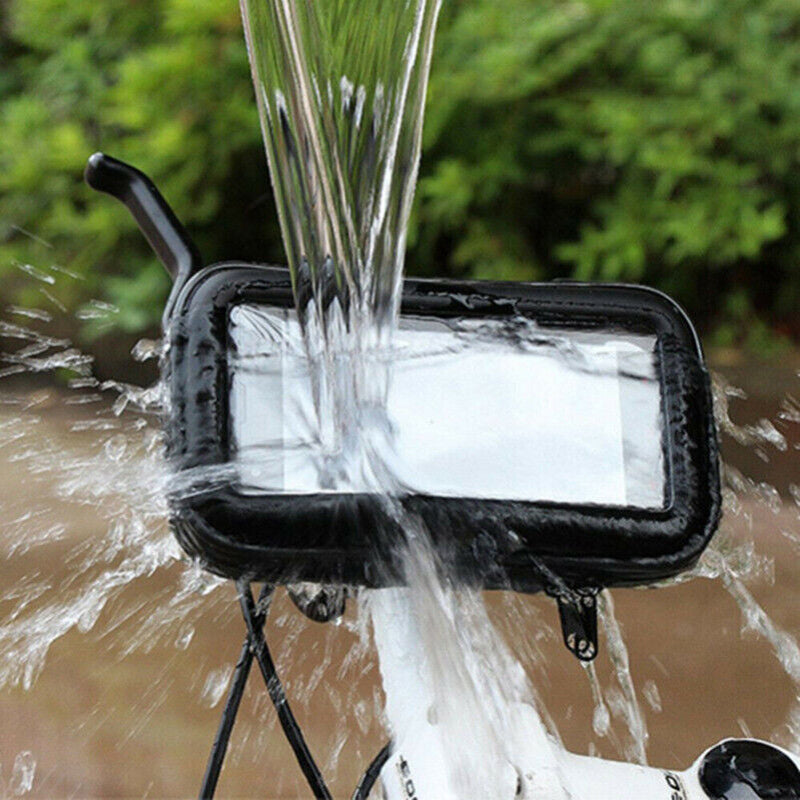 Bike Phone Holder Waterproof Case with Handlebar Mount