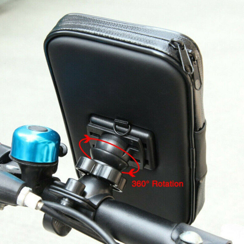 Bike Phone Holder Waterproof Case with Handlebar Mount