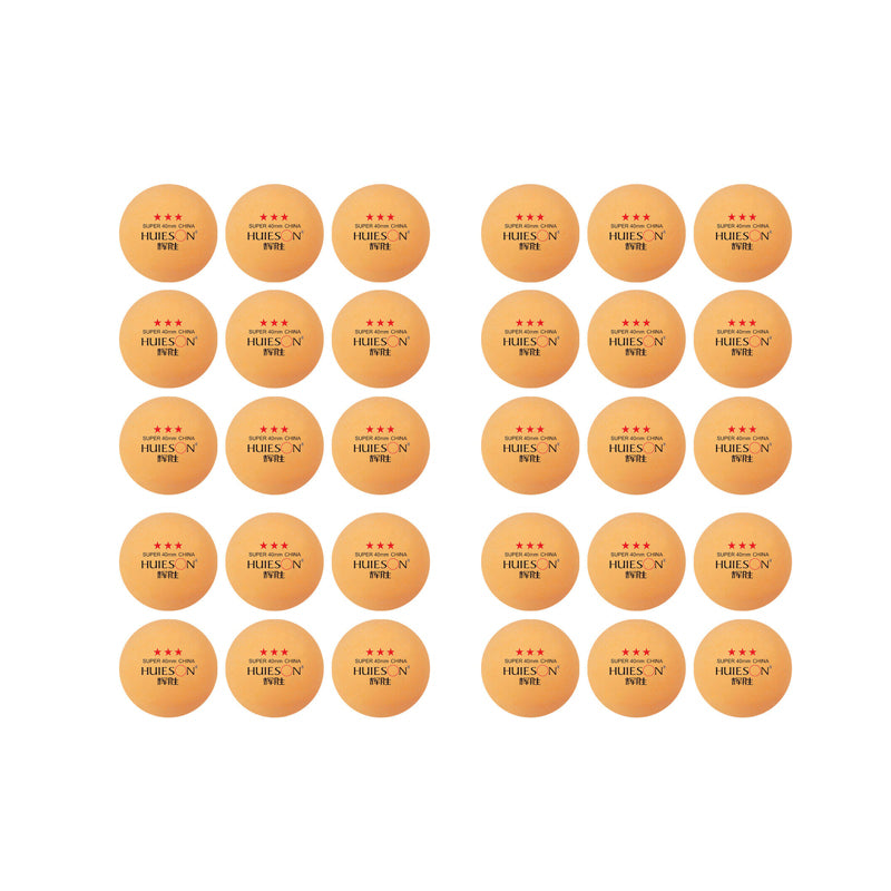 30pcs 3-Star Table Tennis Balls 40mm for Training